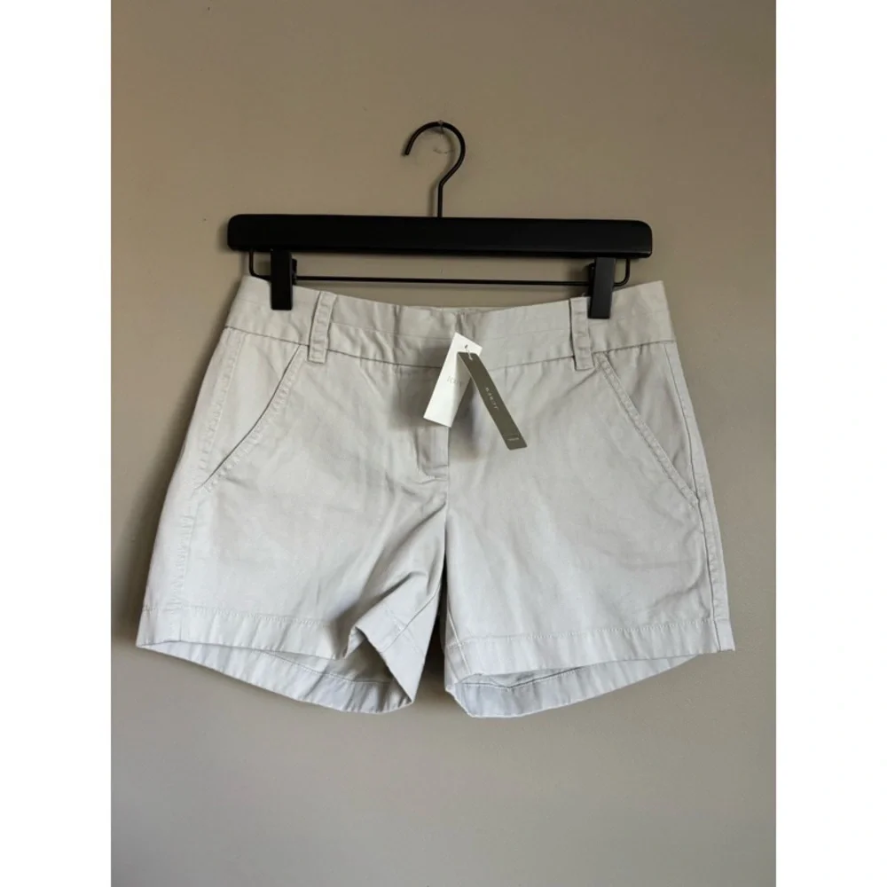 NEW JCREW 4” Stretch Chino Short in Stone